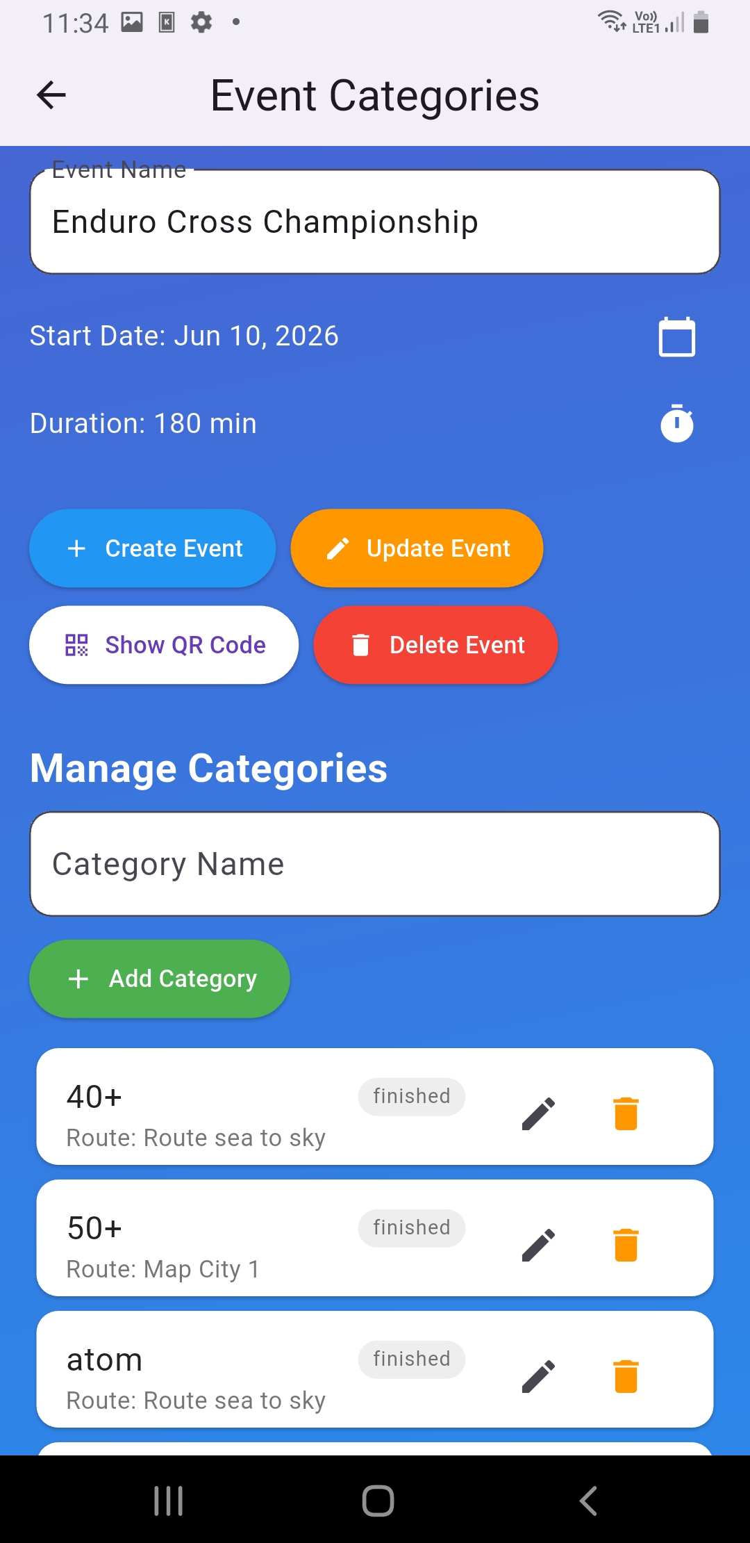 Admin: Manage Categories