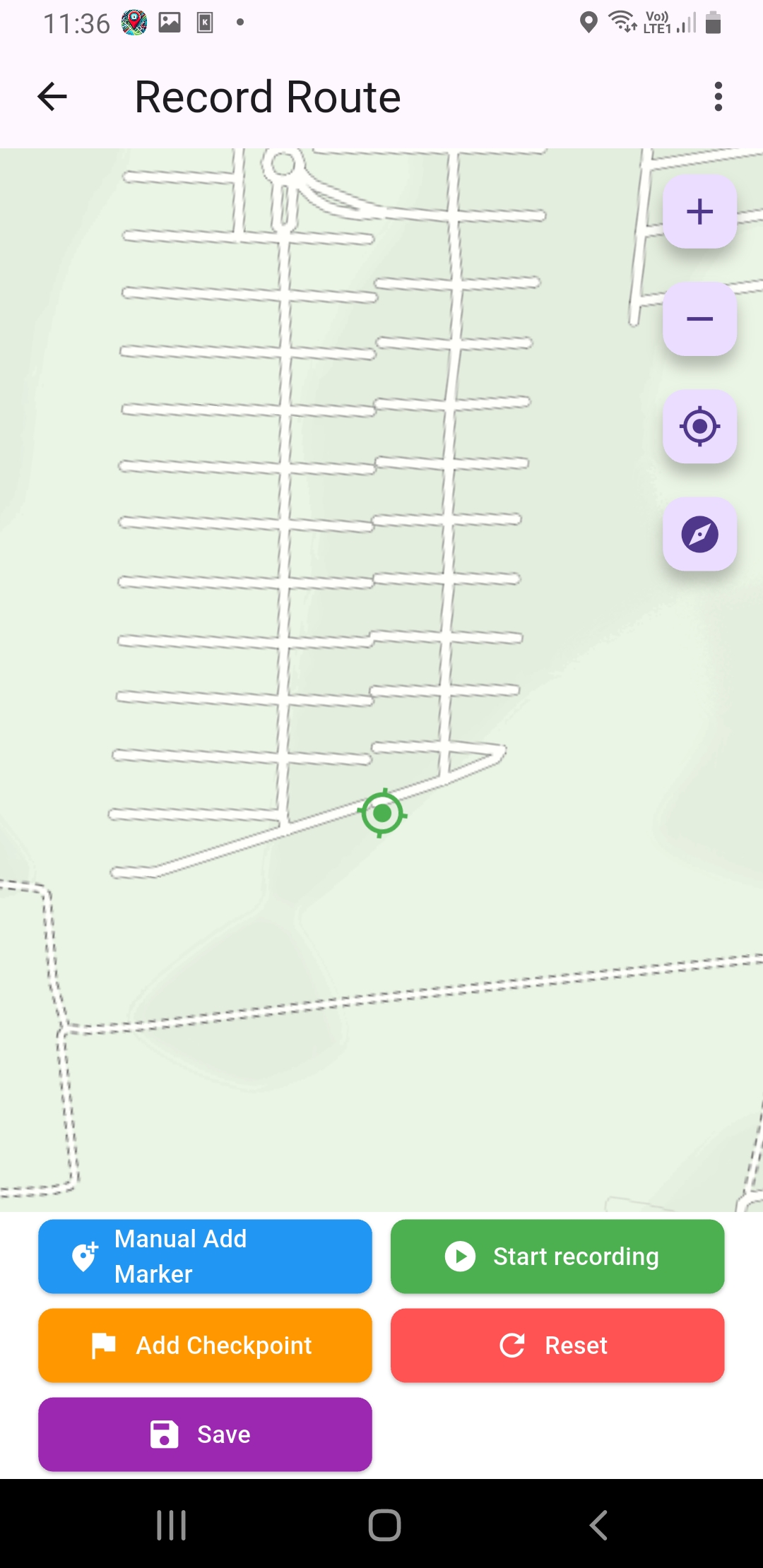 Admin: record/manage route points
